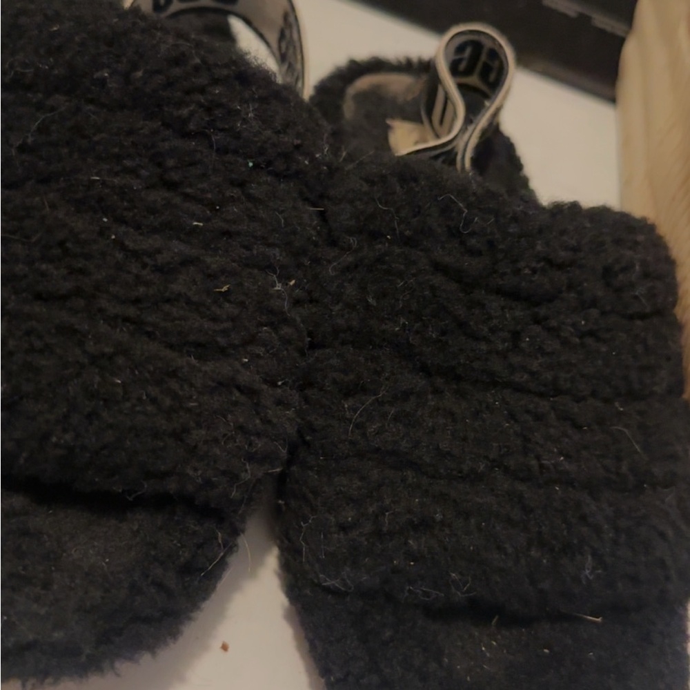 UGG Black Cozy Slippers